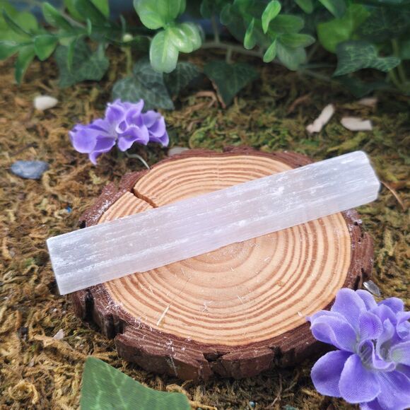 Small Raw Selenite Stick, Wand #28 - Picture 1 of 3